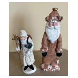 Assorted Santa Clause Figurines