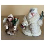 Assorted Santa Clause Figurines