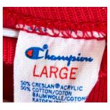 Two Size Large Vintage Minnesota Twins Baseball World Series Sweatshirts