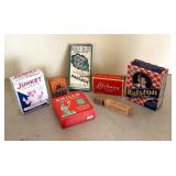 Vintage Boxes including Brillo Soap Pads, Junket Caramel Flavor, Ralston Wheat Cereal and More