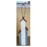Handcrafted Wooden Bird House Motif Lamp for Repair