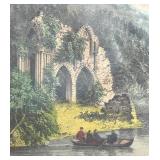 "The Old Ruins" Print by Currier & Ives