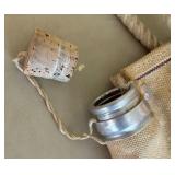 Vintage Desert Water Bag and Browns Valley State Bank