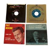 Vintage 45 Record Albums including Pat Boone, Kay Starr, The Ames Brothers, Patti Page and More