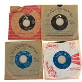 Vintage 45 Record Albums including Pat Boone, Kay Starr, The Ames Brothers, Patti Page and More