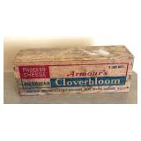 Four Marples Chisels and Wooden Boxes