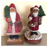Selection of Decorative Santa Clause Figurines