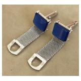 Classy Justers Cufflinks and Tie Clip with New Suspenders