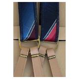 Classy Justers Cufflinks and Tie Clip with New Suspenders