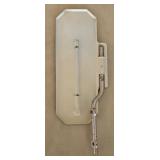 Vintage W.M. H. Jensen Thermometer and Dust Pan