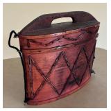 Vintage Bent Wood Handbag