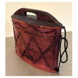 Vintage Bent Wood Handbag