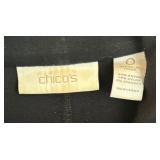 Chicos Size 0 Black Jacket
