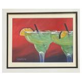 "Margarita Sunset" Framed Print by Diana Madaras