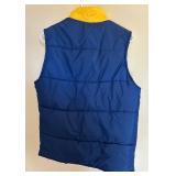 Vintage Yellow and Blue Field and Stream Size Small Vest