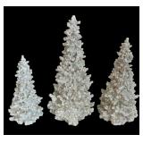 Trio of Dazzling Department 56 Trees