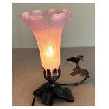 Hummingbird Motif Tulip Lamp