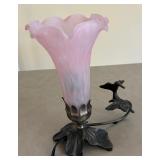 Hummingbird Motif Tulip Lamp
