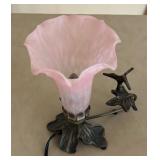 Hummingbird Motif Tulip Lamp