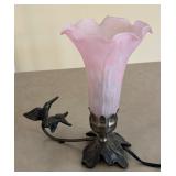 Hummingbird Motif Tulip Lamp