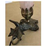 Hummingbird Motif Tulip Lamp