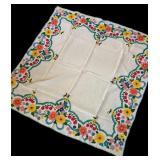 Vibrant Needlepoint Tablecloth