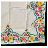 Vibrant Needlepoint Tablecloth