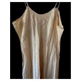 Vintage Satin Nightgown with Lace Embellishments