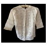 Antique White with Lace Details Women’s Top