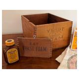 Vintage Yeast Foam Crate, Bottles and More