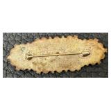 Vintage Sweetheart Expansion Bracelet and Antique Brooch