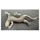 Sterling Silver Southwestern Lizard Brooch / Pin