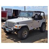 2000 Jeep Wrangler Sport Utility with 4.0L High Output Engine