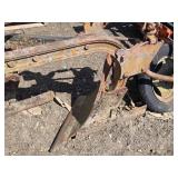 Vintage IH Farm Plow with Steel Frame and Wheels