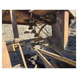 Vintage Seed Planter Implements with Metal Wheels