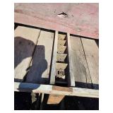 Vintage Seed Planter Implements with Metal Wheels