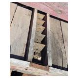 Vintage Seed Planter Implements with Metal Wheels