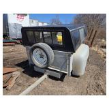 Used Ford Truck Bed Trailer with Topper