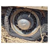 Used Wooden Agricultural Box Trailer with Steel Frame