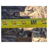 Used Wooden Agricultural Box Trailer with Steel Frame