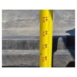 Large Black Plastic Storage Bin with Damaged Lid - Stackable