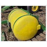 Pair of Used Agricultural Saddle Tanks with Mounting Brackets - 110 Gallons Each