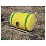 Pair of Used Agricultural Saddle Tanks with Mounting Brackets - 110 Gallons Each