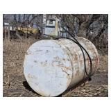 Large Used Fuel Storage Tank with Pump - 500 Gallon