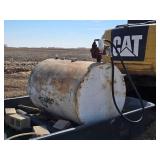 Large Fuel Storage Tank with Fill-Rite 20 GPM Pump - 500 Gallon