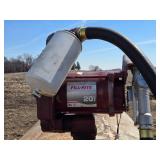 Large Fuel Storage Tank with Fill-Rite 20 GPM Pump - 500 Gallon