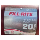 Large Fuel Storage Tank with Fill-Rite 20 GPM Pump - 500 Gallon