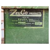 Vintage Badger Tiling / Trenching Machine - This Unit Runs! - Off Site NW of Fairfax, Removal Will Need to be Arranged