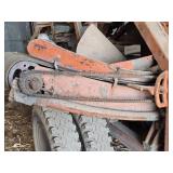 Vintage Badger Tiling / Trenching Machine - This Unit Runs! - Off Site NW of Fairfax, Removal Will Need to be Arranged