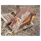 Hensley Excavator Trench Bucket Attachment with Teeth 15 1/2" Wide